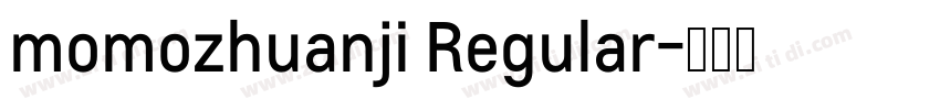 momozhuanji Regular字体转换